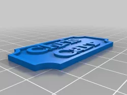 My Customized Nameplate 2 row