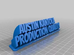 Name Plate Austin 