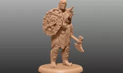 Orc Barbarian - Tabletop Miniature
