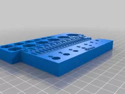 Pocket Sizer Metric Screw and Nut