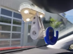 Popsocket Holder for Parametric Adjustable Suction Cup Mount