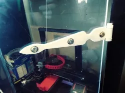 Prototype decorative hinge door hardware