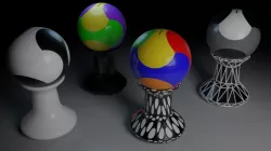 Puzzle Ball Piggy Bank Stand