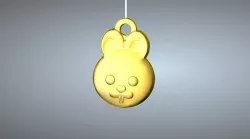 Q1 type 04-Rabbit pendant 