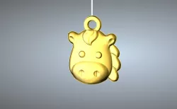 Q1 type 07-Horse pendant