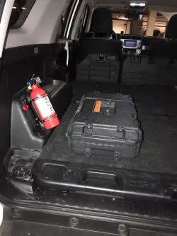 Quick Release Fire Extinguisher Mount