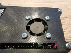 Raspberry Pi 4 case with 30mm Fan