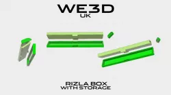 RAW RIZLA BOX - WITH STORAGE SPACE