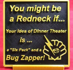 Redneck Plaque