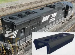 SD70M Flared Radiator