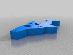 Shark with a number 2 