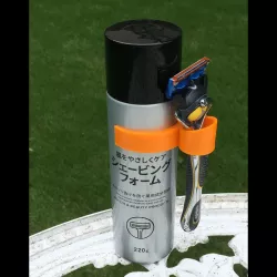 shaver stand for shaving foam