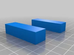 shower door hinge blocks