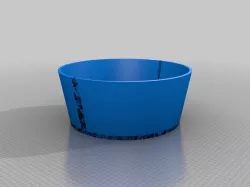 Simple Small Flowerpot with Drain
