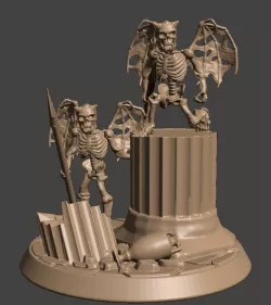 Skeleton Evil little Imps / demons - 28mm Undead