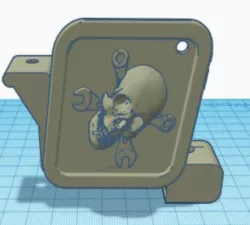 skull wrench tattoo machine frame