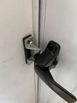 Strike plate spacer for EMCO / Andersen screen door