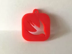 Swift Logo Keychain