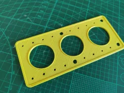 Template for drilling new skateboard truck holes