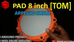 TOM / FLOOR - DIY MIDI DRUM PAD 8ich