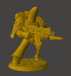 STL file Wrist mounted pistols for space knights (8 Poses) 🛰・3D