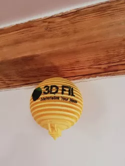 vánoční ozdoba 3dfil