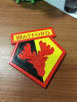 Watford Football Club beer coaster