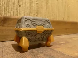 Zelda Skyward Sword goddess chest remix : Separate parts + magnet insert