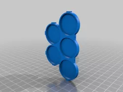 25mm magnetic movement tray