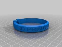 3D PRINTED AS A HOBBY BRACELET BANGLE 