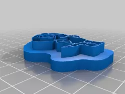 3D printed Bluey Stamps