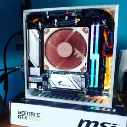 4.1L Mini itx PC Case low profile gpu 