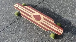 800mm Long board template, fits 175mm trucks 