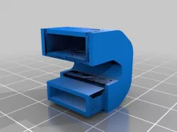 air duct for adventurer 3 nozzle for abs printing.