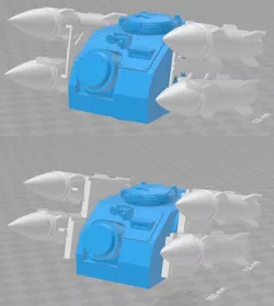 Alternative Manticore mount for Hydra like vehicle - WH40k 