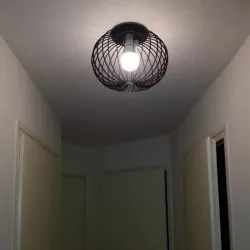 Apple-shaped lamp shade