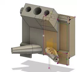 Armattan Chameleon Ti standoffs with VTX & RX antenna mounts