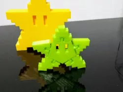 Articulated pixel star