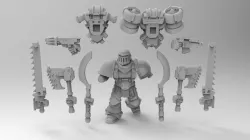 Assault Marine Builder Berserker, Tzaangors, Blade Cabal