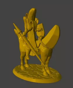 Banana Knight - Mounted Horse Bananas
