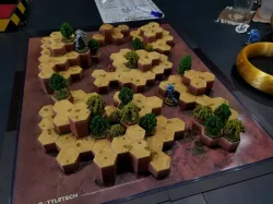 Battletech Hex Hills "Desert #3"