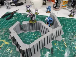 Battletech Hex Walls/Towers