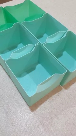 Box organisers for vase mode (spiralize outer contour in Cura)