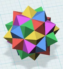 compound of  5-regular octahedron 