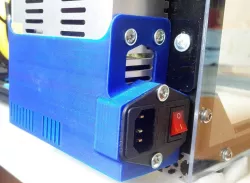 Creality Ender-4 PSU Cover with Power Switch, Fuse and 5V DC-DC Placehoder
