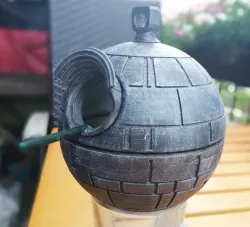 Death Star Birdhouse front porch remix