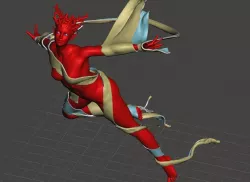 Flying nymph