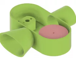 Flywheel cage for Nerf Rival