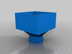 Funnel for aeration fan