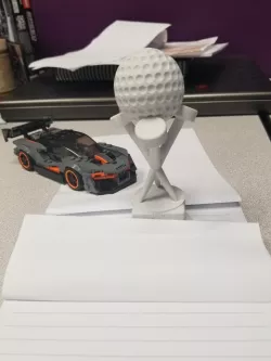 Golf Trophy - Triple Tee